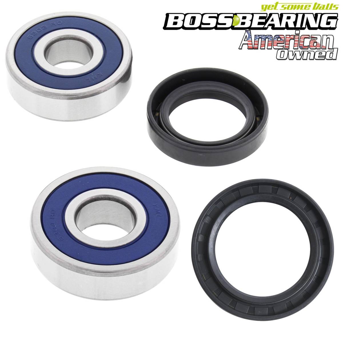 Boss Bearing Rear Wheel Bearings And Seal Kit For Honda