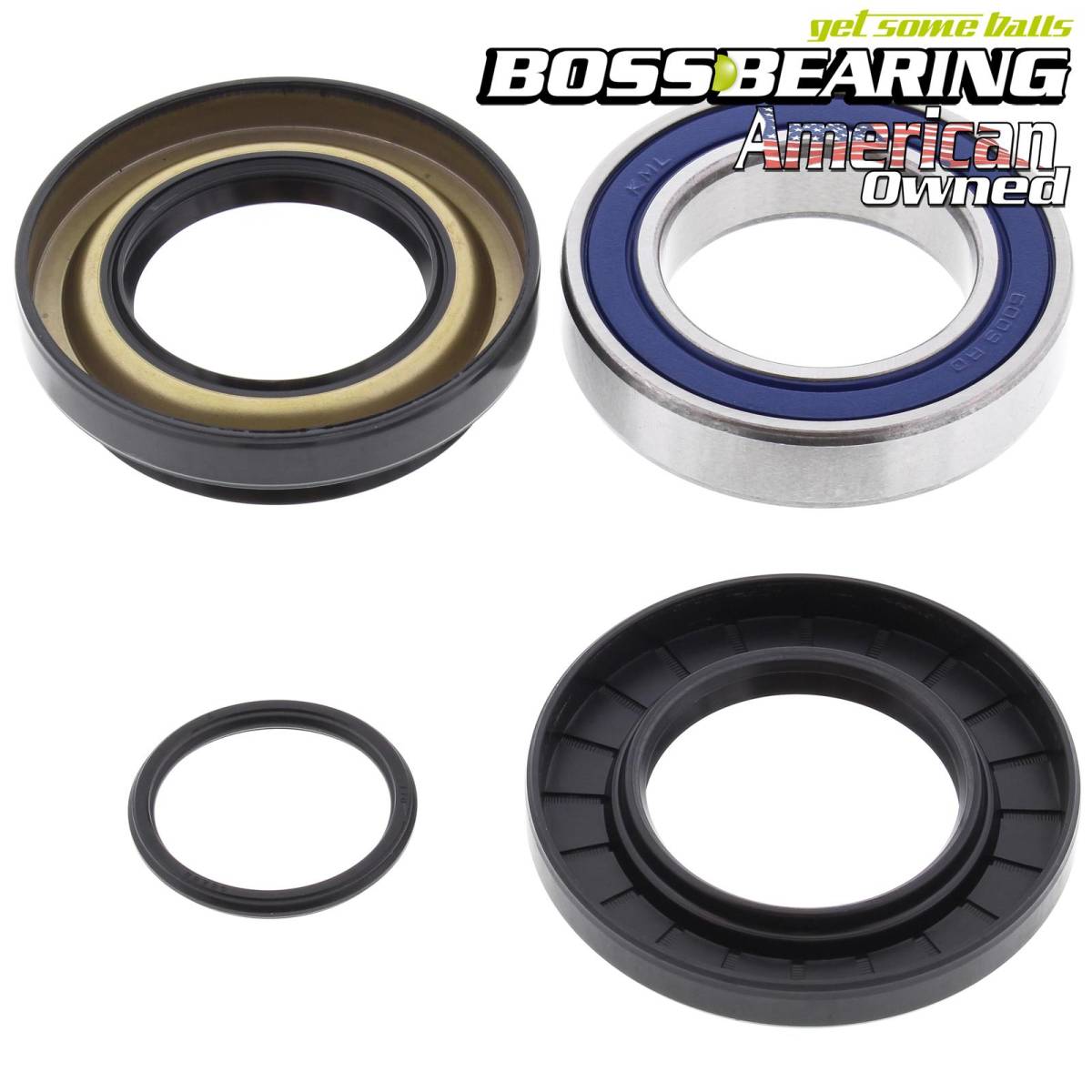 Boss Bearing Rear Axle Wheel Bearing And Seals Kit