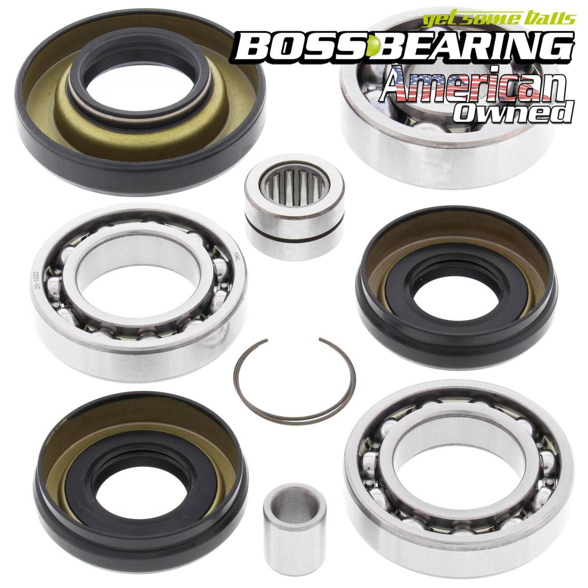 Boss Bearing Front Differential Bearings And Seals Kit