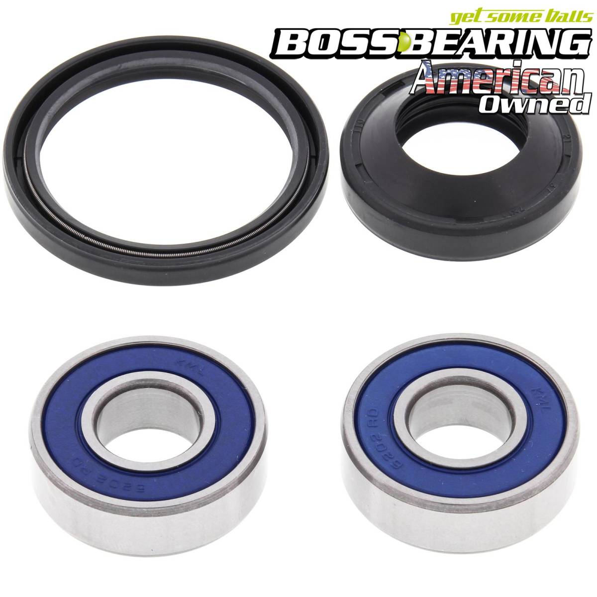 Boss Bearing Front Wheel Bearings and Seals Kit for KTM