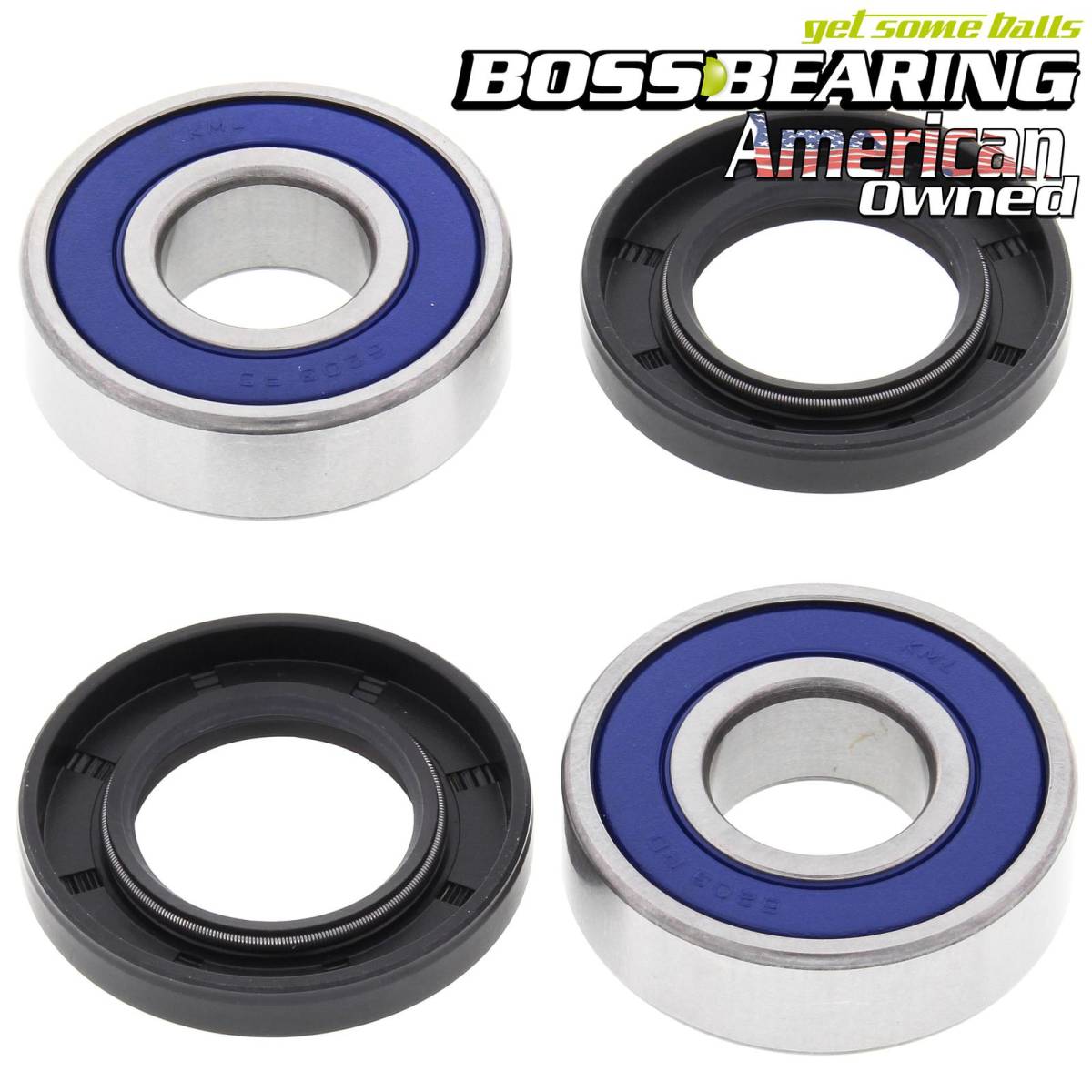 Front Wheel Bearing And Seals Kit