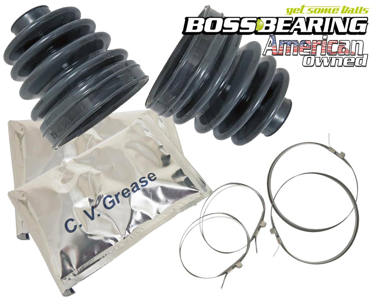 BossBearing CV Boot Repair Combo Kit Front Outer for Polaris Sportsman 500 4x4 HO 2001 2002 2003 2004 