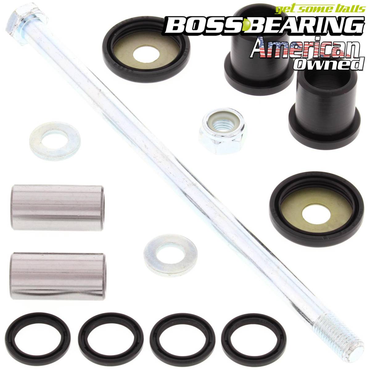 Boss Bearing Complete Swingarm Bearings and Seals Kit for Honda