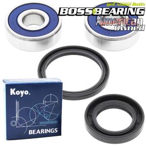 Boss Bearing - Boss Bearing 41-6160BP-8F4-B Premium Front Wheel Bearings and Seals Kit for Honda and Yamaha