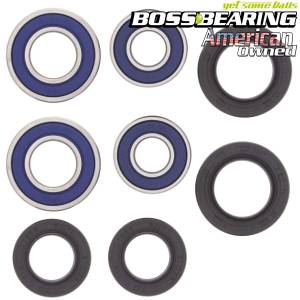 Boss Bearing - Both Front Wheel Bearing and Seal Kit for Yamaha