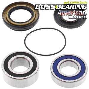 BossBearing Front Wheel Bearings and Seals Kit for Suzuki LTZ250 LTZ250 2004 2005 2006 2007 2008 2009 