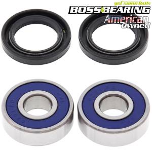Boss Bearing - Boss Bearing Front Wheel Bearings and Seals Kit for Honda