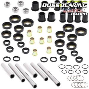 BossBearing Front Shock Bearing and Seal Kit for Honda TRX680FA Rincon 4x4 2006 to 2015 