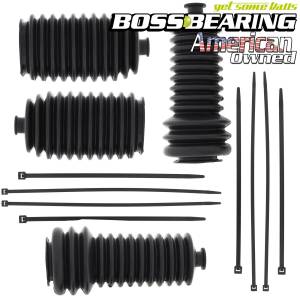 Boss Bearing - Boss Bearing Steering  Replacement Rack Boot Combo Kit for Polaris