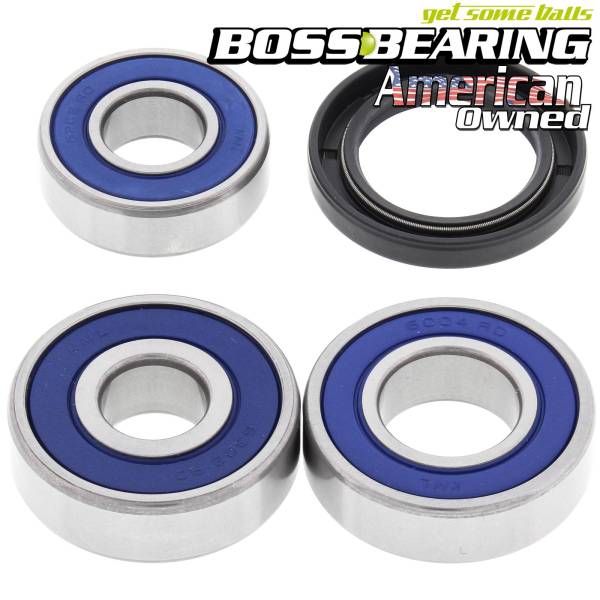 Boss Bearing - Boss Bearing Rear Wheel Bearings and Seal Kit for Honda Rebel