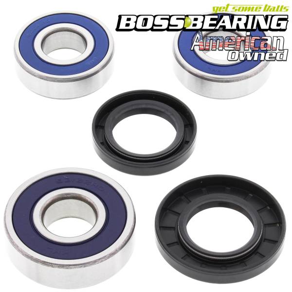 Boss Bearing - Boss Bearing 41-6277B-8G3-A-2 Rear Wheel Bearings and Seals Kit for Honda