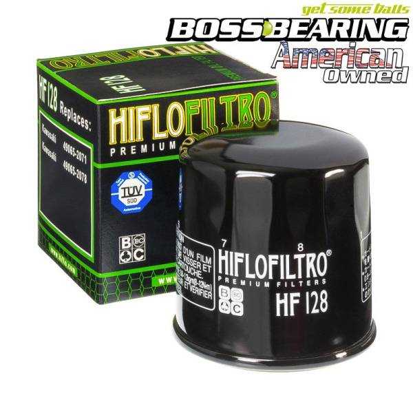 Boss Bearing - Boss Bearing Hiflo Oil Filter HF128 for Kawasaki