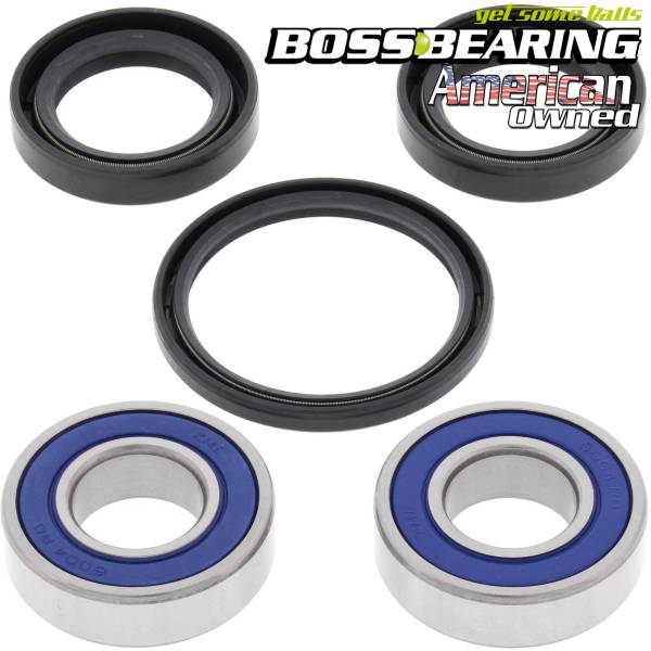 Boss Bearing - Boss Bearing 41-6264B-8F7-A-9 Front Wheel Bearings and Seals Kit for Honda