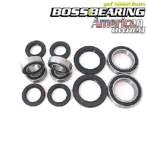Boss Bearing - Boss Bearing Y-ATV-FR-1000-1F5/Y-ATV-RR-1000-2F1-1 Combo Pack! Front Wheel + Rear Axle Bearings and Seals Kit