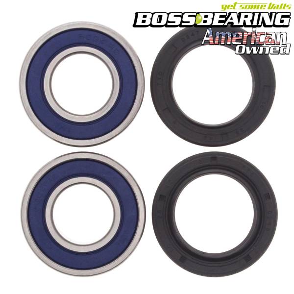 Boss Bearing - Boss Bearing Front Wheel Bearings and Seals Kit for Honda