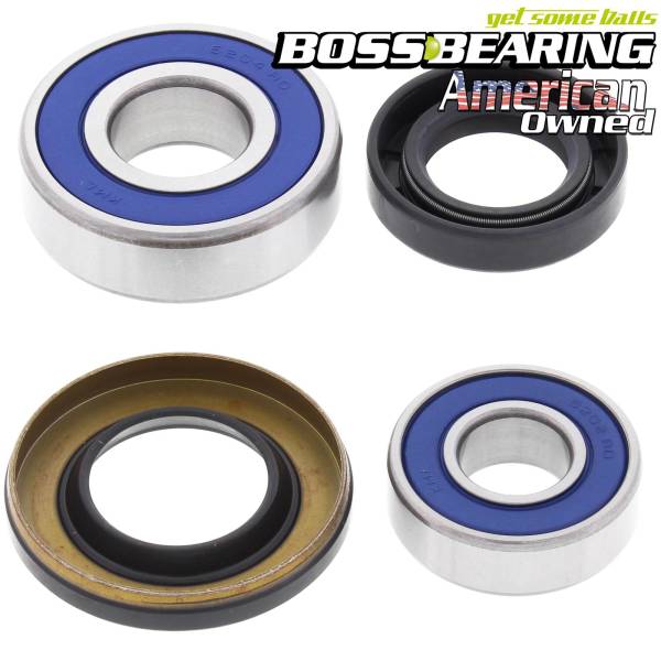 Boss Bearing - Boss Bearing P-ATV-FR-2002-6D6 Front Wheel Bearings and Seals Kit for Polaris