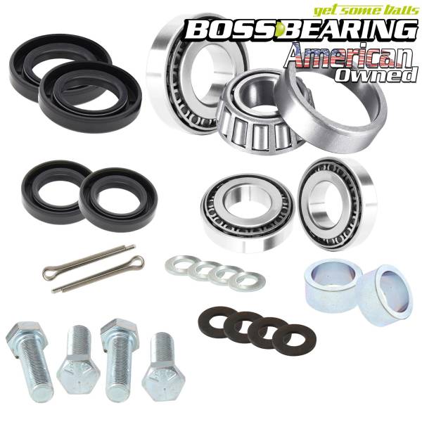 Boss Bearing - Boss Bearing Upgrade Tapered Front Wheel Bearings Seals Kit for Honda