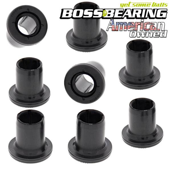 Boss Bearing - Boss Bearing 64-0007 Both Front Lower and/or Upper A Arm Bushings Kit for Polaris