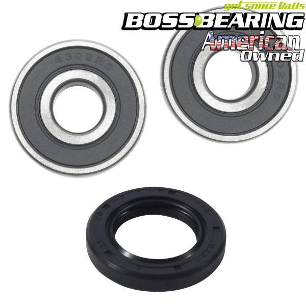 Boss Bearing - Boss Bearing H-CR250-FR-73-76-E-1K6 Front Wheel Bearings and seal kit. for Honda