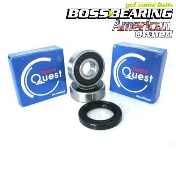 Boss Bearing - Boss Bearing Premium Rear Wheel Bearings and Seal Kit for Honda