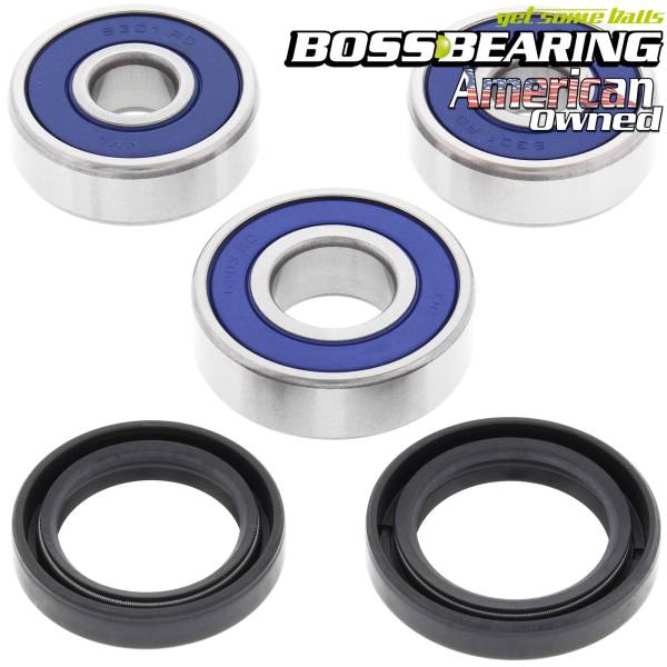 Boss Bearing - Boss Bearing Rear Wheel Bearings and Seals Kit for Honda