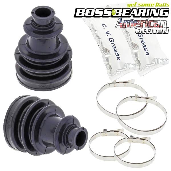 Boss Bearing - Boss Bearing 64-0003 Both Front Inner and Outer CV Boot Repair Kit for Polaris