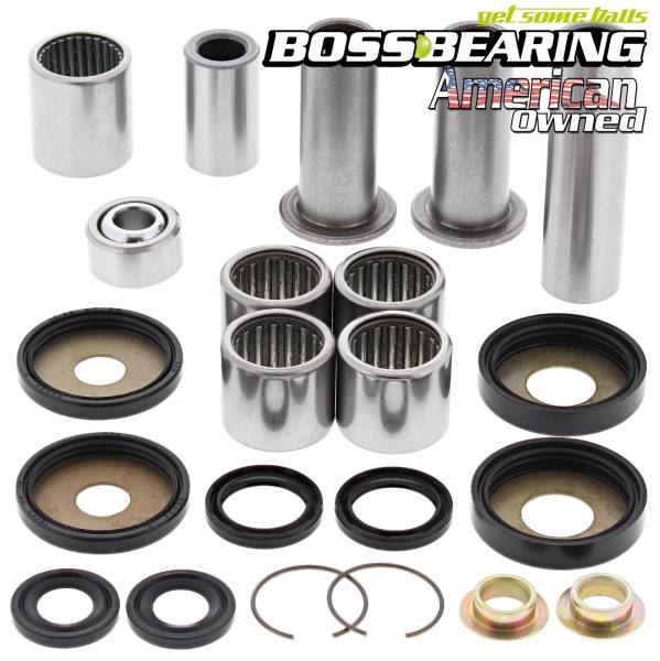 Boss Bearing - Boss Bearing Rear Suspension Linkage Bearings Seals Kit LT250R