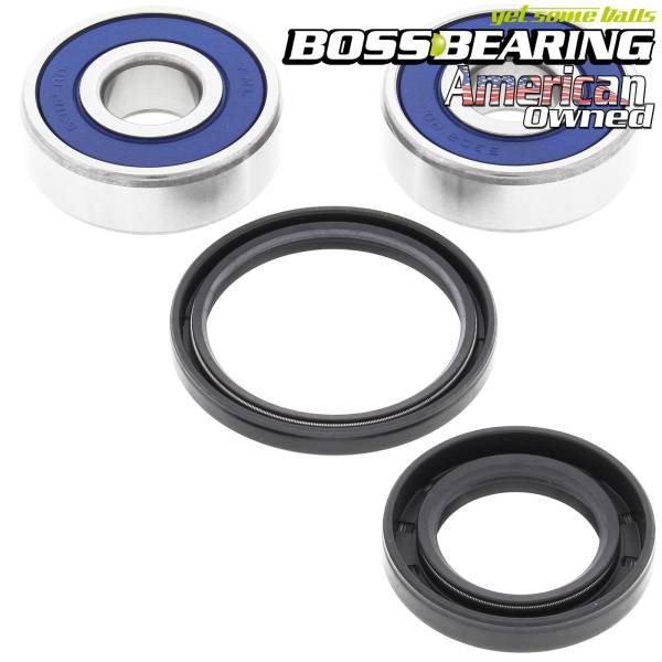 Boss Bearing - Boss Bearing 41-6160B-8F4-A Rear Wheel Bearings and Seals Kit for Yamaha and Honda