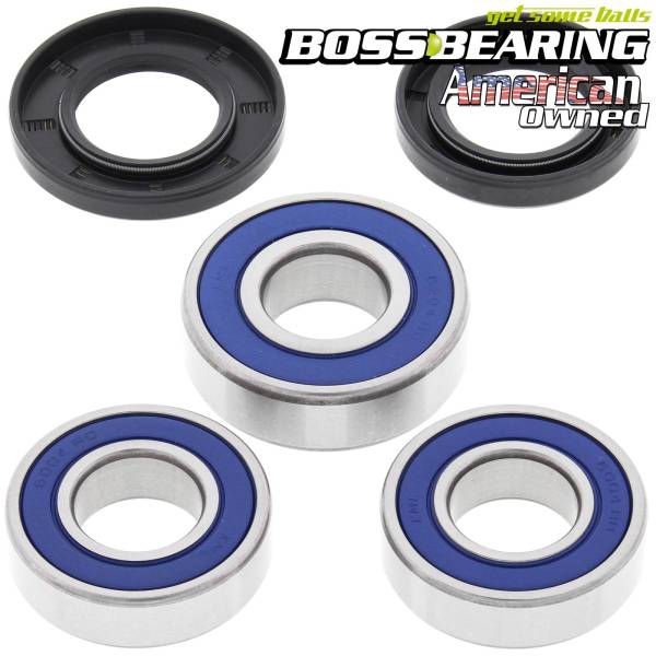Boss Bearing - Boss Bearing Rear Wheel Bearings and Seals Kit for Suzuki