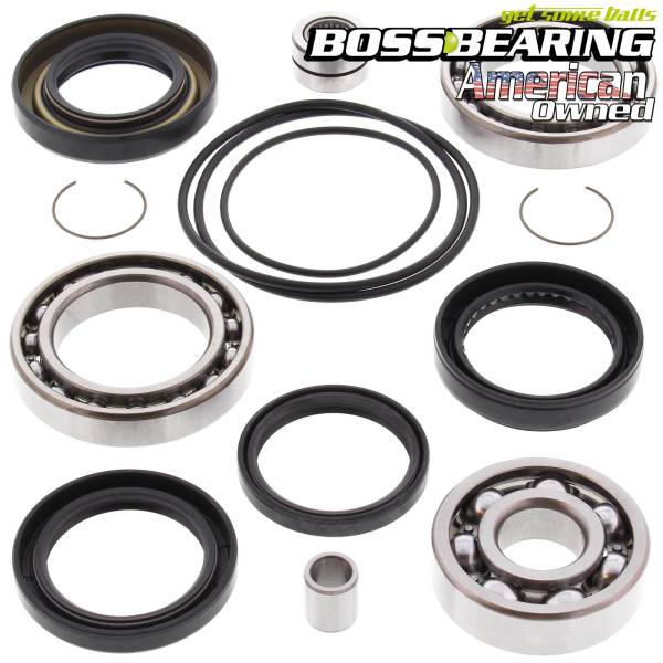 Boss Bearing - Boss Bearing 41-3386-7E1-1 Rear Differential Bearings and Seals Kit for Honda