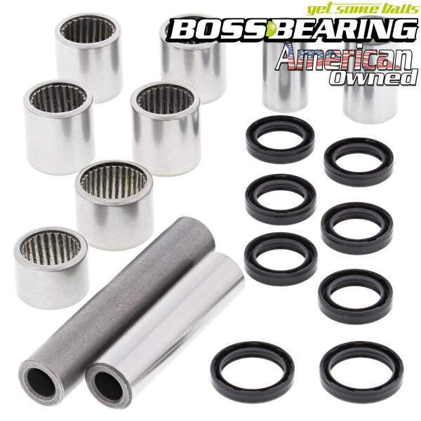 Boss Bearing - Boss Bearing Rear Suspension Linkage Bearings and Seals Kit for Honda