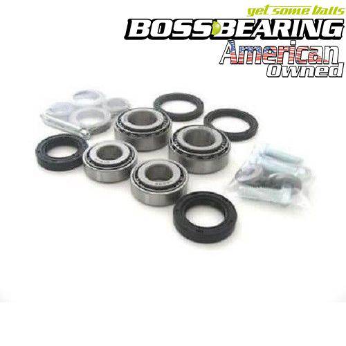 Boss Bearing - Boss Bearing H-ATV-FR-AFTER-1000 Upgrade Tapered Front Wheel Bearings Seals Kit