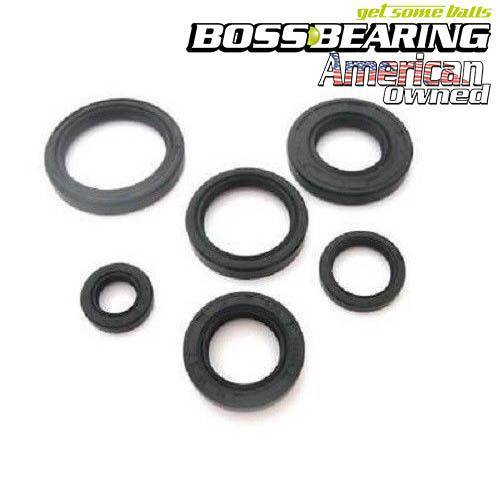 Boss Bearing - Boss Bearing H-CR250-E-SK-81-83-3E6-A Engine Oil Seals Kit for Honda