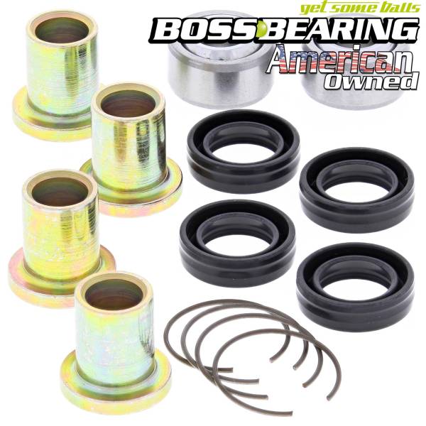 Boss Bearing - Boss Bearing Upper A Arm Bearings and Seals Kit for Honda FourTrax 250, TRX250R 2x4 1987-1999