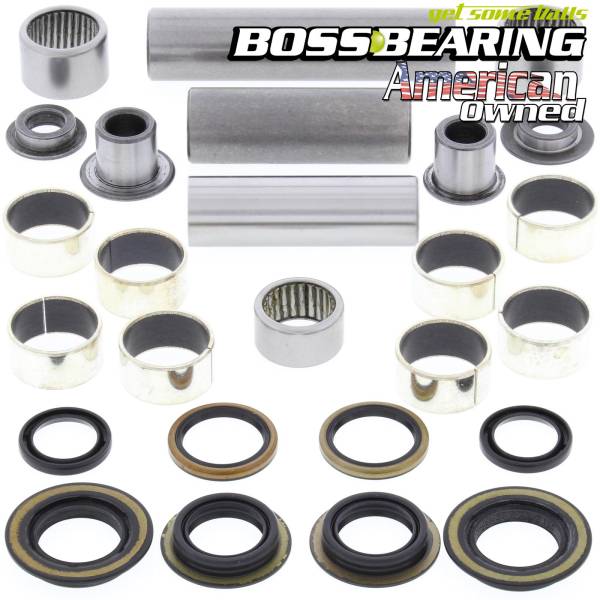 Boss Bearing - Boss Bearing Rear Suspension Linkage Bearings and Seals Kit for Kawasaki