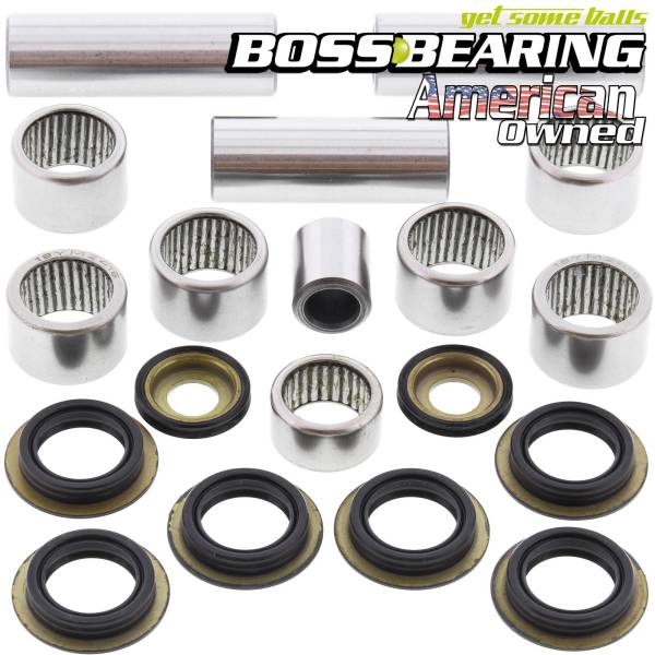 Boss Bearing - Boss Bearing Rear Suspension Linkage Bearings and Seals Kit for Kawasaki