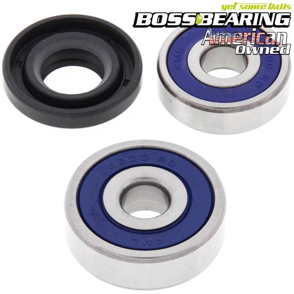 Boss Bearing - Boss Bearing Front Wheel Bearings and Seal Kit for Kawasaki and Kawasaki