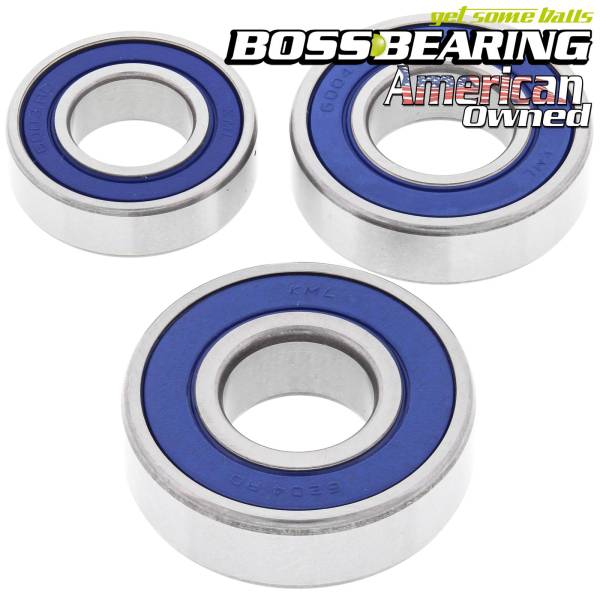 Boss Bearing - Boss Bearing Rear Wheel Bearings Kit for Kawasaki KLR650 1993-2014
