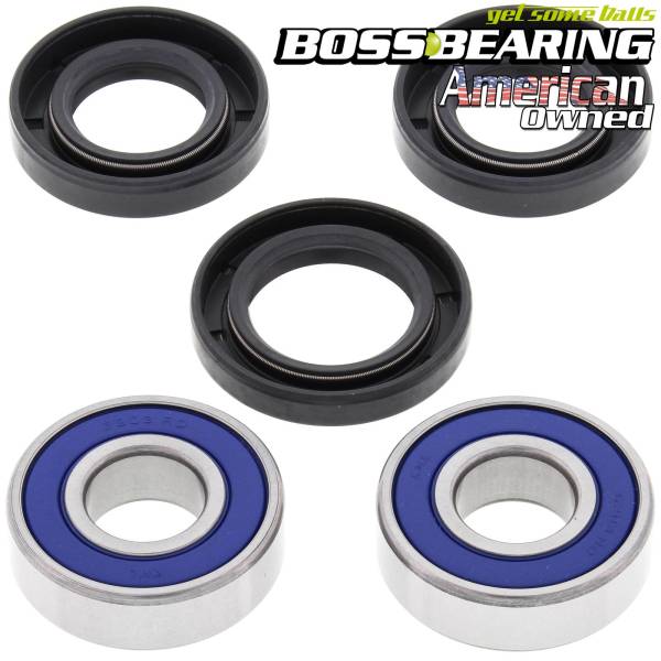 Boss Bearing - Boss Bearing S-ATV-FR-2006-6C5-6 Front Wheel Bearings and Seals Kit for Suzuki