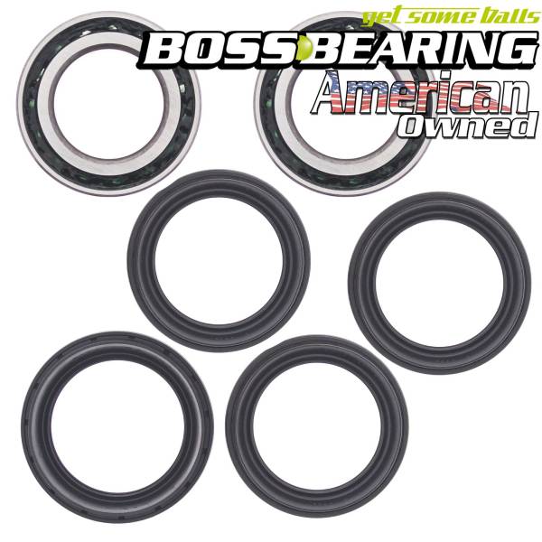 Boss Bearing - Boss Bearing Both Rear Wheel Axle Bearing Seal Kit for Honda