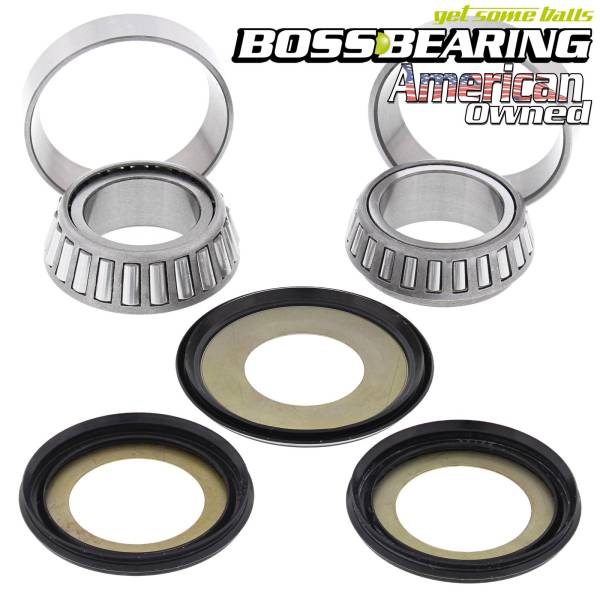 Boss Bearing - Boss Bearing 41-6236-7C3-5 Steering Stem Bearings and Seals Kit for Yamaha