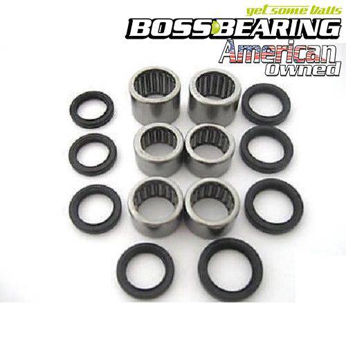 Boss Bearing - Boss Bearing Y-ATV-LK-1001-5B3 Rear Suspension Linkage Bearings and Seals Kit for Yamaha
