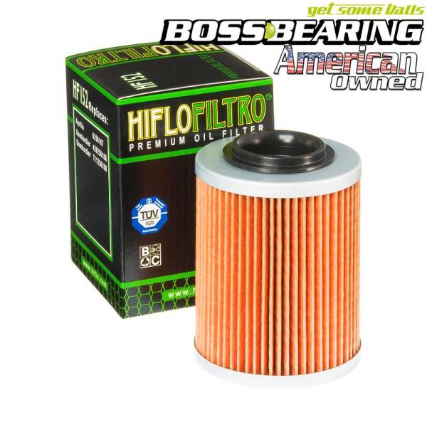 Boss Bearing - Hiflofiltro HF152 Premium Oil Filter Cartridge Type