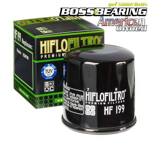 Boss Bearing - Hiflofiltro HF199 Premium Oil Filter Spin On