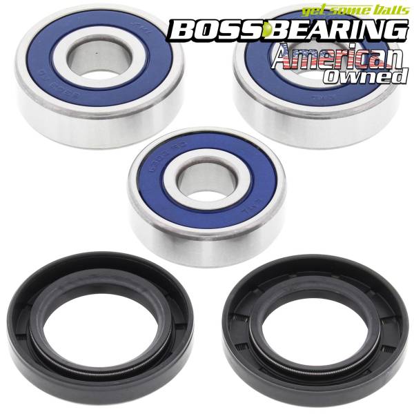 Boss Bearing - Boss Bearing Rear Wheel Bearings and Seals Kit for Honda