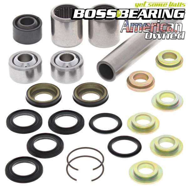 Boss Bearing - Boss Bearing Rear Suspension Linkage Bearings and Seals Kit for Suzuki