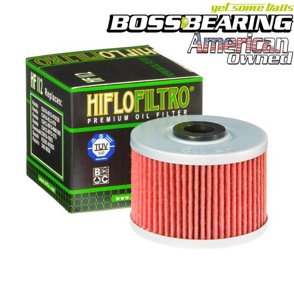 Boss Bearing - Hiflofiltro HF112 Premium Oil Filter Cartridge Type