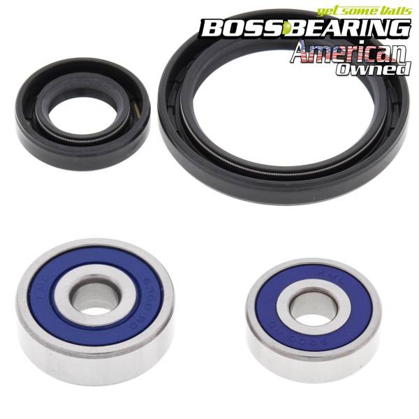 Boss Bearing - Boss Bearing Front Wheel Bearings and Seal Kit for Kawasaki