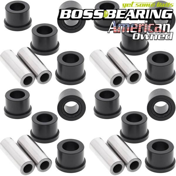Boss Bearing - Boss Bearing Upper Lower A Arm Bearing Bushing Kit for Yamaha