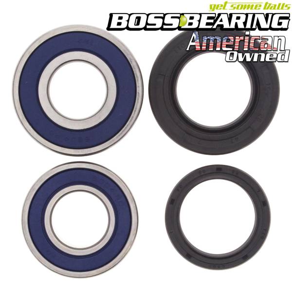 Boss Bearing - Boss Bearing Rear Wheel Bearings and Seals Kit for Honda CR125R 1989